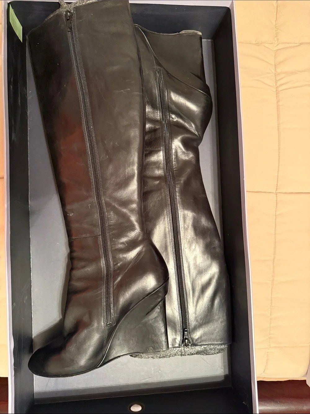 Neiman Marcus Eldora Over-the-Knee Boots in Black